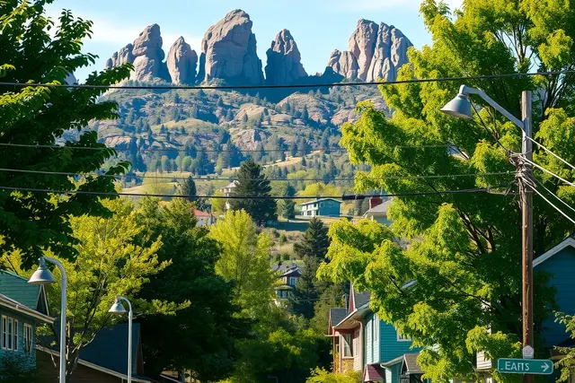 Homes at the foot of the Flatirons in Boulder